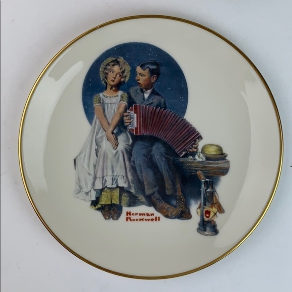 Norman Rockwell The Accordionist collector plate - Picture 1 of 6